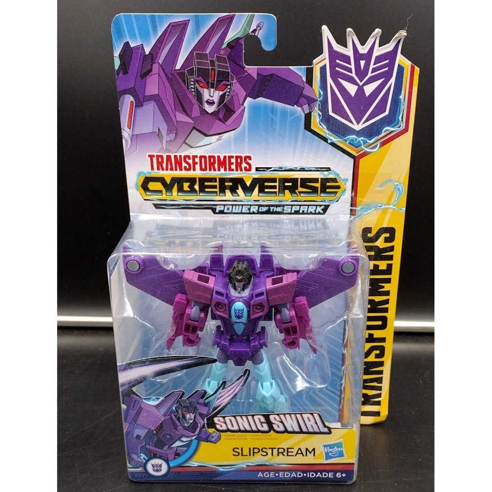 Hasbro Transformers Cyberverse 5 Inch Sonic Swirl SlipStream Power of the Spark